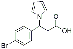 3-(4-BROMOPHENYL)-3-(1H-PYRROL-1-YL)PROPANOIC ACID Struktur