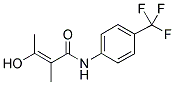 3-HYDROXY-2-METHYLCROTONIC ACID 4-TRIFLUOROMETHYLANILIDE Struktur