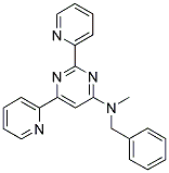 N-BENZYL-N-METHYL-2,6-DIPYRIDIN-2-YLPYRIMIDIN-4-AMINE Struktur