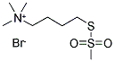[4-(TRIMETHYLAMMONIUM)BUTYL] METHANETHIOSULFONATE BROMIDE Struktur