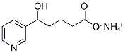 1-(3-PYRIDYL)-1-BUTANOL-4-CARBOXYLIC ACID, AMMONIUM SALT Struktur