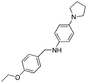 N-(4-ETHOXYBENZYL)-4-PYRROLIDIN-1-YLANILINE Struktur