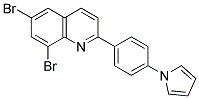 6,8-DIBROMO-2-[4-(1H-PYRROL-1-YL)PHENYL]QUINOLINE Struktur