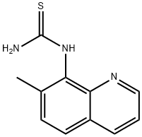 N-(7-METHYL-8-QUINOLINYL)THIOUREA Struktur