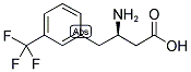 (R)-3-AMINO-4-(3-TRIFLUOROMETHYL-PHENYL)-BUTYRIC ACID Struktur