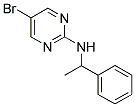 (5-BROMO-PYRIMIDIN-2-YL)-(1-PHENYL-ETHYL)-AMINE Struktur