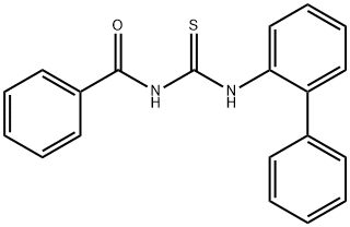 2-([(BENZOYLAMINO)CARBOTHIOYL]AMINO)-1,1'-BIPHENYL Struktur