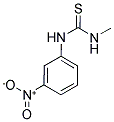 N-METHYL-N'-(3-NITROPHENYL)THIOUREA Struktur