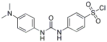 4-[3-(4-DIMETHYLAMINO-PHENYL)-UREIDO]-BENZENE SULFONYL CHLORIDE Struktur