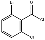 2-BROMO-6-CHLOROBENZOYL CHLORIDE Struktur