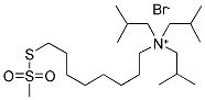 8-(TRIISOBUTYLAMMONIUM)OCTYL METHANETHIOSULFONATE BROMIDE Struktur