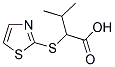 3-METHYL-2-(1,3-THIAZOL-2-YLSULFANYL)BUTANOIC ACID Struktur