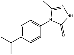 4-(4-ISOPROPYLPHENYL)-5-METHYL-2,4-DIHYDRO-3H-1,2,4-TRIAZOL-3-ONE Struktur