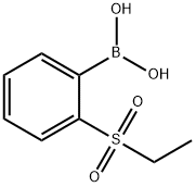 2-ETHYLSULFONYLPHENYLBORONIC ACID Struktur