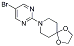 8-(5-BROMO-PYRIMIDIN-2-YL)-1,4-DIOXA-8-AZA-SPIRO[4.5]DECANE Struktur