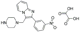 2-(3-NITRO-PHENYL)-3-PIPERAZIN-1-YLMETHYL-IMIDAZO[1,2-A]PYRIDINEOXALIC ACID Struktur