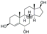 4-ANDROSTEN-3-BETA, 6-ALPHA, 17-BETA-TRIOL Struktur