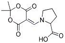 1-[(2,2-DIMETHYL-4,6-DIOXO-1,3-DIOXAN-5-YLIDENE)METHYL]PROLINE Struktur