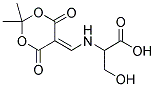 N-[(2,2-DIMETHYL-4,6-DIOXO-1,3-DIOXAN-5-YLIDENE)METHYL]SERINE Struktur