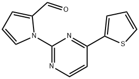 1-[4-(2-THIENYL)-2-PYRIMIDINYL]-1H-PYRROLE-2-CARBALDEHYDE Struktur