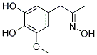 (3,4-DIHYDROXY-5-METHOXYPHENYL)ACETONE OXIME Struktur