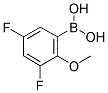 3,5-DIFLUORO-2-METHOXYBENZENEBORONIC ACID Struktur