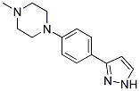 1-METHYL-4-[4-(1H-PYRAZOL-3-YL)PHENYL]PIPERAZINE Struktur