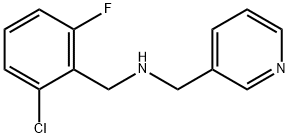 (2-CHLORO-6-FLUORO-BENZYL)-PYRIDIN-3-YLMETHYL-AMINE Struktur