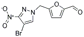 5-(4-BROMO-3-NITRO-PYRAZOL-1-YLMETHYL)-FURAN-2-CARBALDEHYDE Struktur