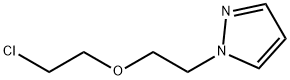 1-[2-(2-CHLORO-ETHOXY)-ETHYL]-1H-PYRAZOLE Struktur