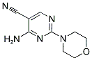 4-AMINO-2-MORPHOLINOPYRIMIDINE-5-CARBONITRILE Struktur