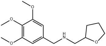 (TETRAHYDRO-FURAN-2-YLMETHYL)-(3,4,5-TRIMETHOXY-BENZYL)-AMINE Struktur