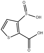 3-SULFINOTHIOPHENE-2-CARBOXYLIC ACID Struktur