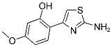 2-(2-AMINO-THIAZOL-4-YL)-5-METHOXY-PHENOL Struktur