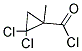 2,2-DICHLORO-1-METHYL-CYCLOPROPANECARBONYL CHLORIDE Struktur