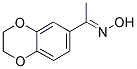 1-(2,3-DIHYDRO-BENZO[1,4]DIOXIN-6-YL)-ETHANONE OXIME Struktur