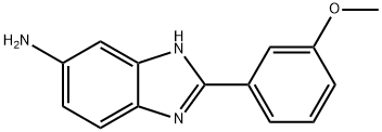 2-(3-METHOXY-PHENYL)-1 H-BENZOIMIDAZOL-5-YLAMINE Struktur