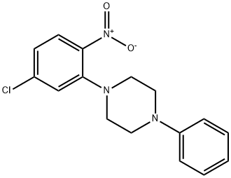 1-(5-CHLORO-2-NITROPHENYL)-4-PHENYLPIPERAZINE Struktur