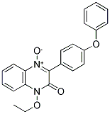 1-ETHOXY-3-(4-PHENOXYPHENYL)QUINOXALIN-2(1H)-ONE 4-OXIDE Struktur