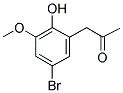 (5-BROMO-2-HYDROXY-3-METHOXYPHENYL)ACETONE Struktur