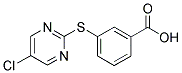 3-[(5-CHLOROPYRIMIDIN-2-YL)THIO]BENZOIC ACID Struktur