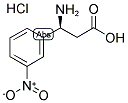 (S)-3-AMINO-3-(3-NITRO-PHENYL)-PROPANOIC ACID HYDROCHLORIDE Struktur