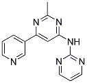 N-(2-METHYL-6-PYRIDIN-3-YLPYRIMIDIN-4-YL)PYRIMIDIN-2-AMINE Struktur