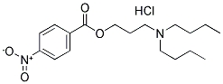 N,N-DI-N-BUTYL-N-3-[4-(NITROBENZOYLOXY)PROPYL]AMMONIUM CHLORIDE Struktur