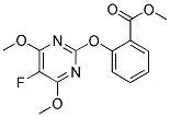 2-[(4,6-DIMETHOXY-5-FLUOROPYRIMIDIN-2-YL)OXY]BENZOIC ACID, METHYL ESTER Struktur