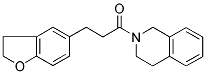 2-[3-(2,3-DIHYDROBENZOFURAN-5-YL)-1-OXOPROPYL]-1,2,3,4-TETRAHYDROISOQUINOLINE Struktur