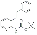 2-BOC-AMINO-3-(PHENYLETHYL)-PYRIDINE Struktur