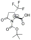 BOC-(2S, 3S)-PYROGLUT(3-CF3) Struktur