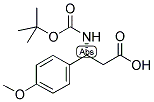 BOC-(R)-3-AMINO-3-(4-METHOXY-PHENYL)-PROPIONIC ACID Struktur