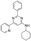 N-CYCLOHEXYL-2-PHENYL-6-PYRIDIN-2-YLPYRIMIDIN-4-AMINE Struktur